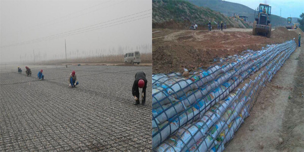 application of polyester geogrid