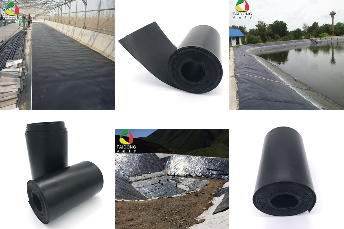 Best Quality Dam Liner Fish Pond Liner Black Roll Geomembrane Plastic