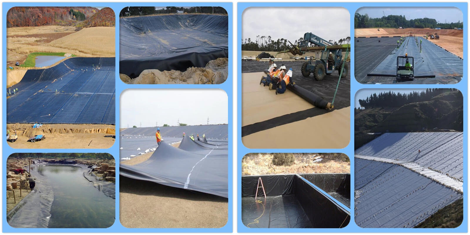China Factory Pool HDPE Geomembrane Liner Geomembrane