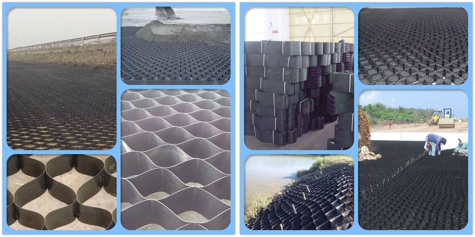 Construction Products Plastic Driveway Gravel Grid Geocell