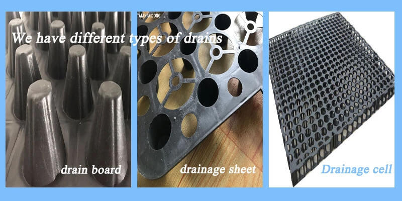 different types of drains