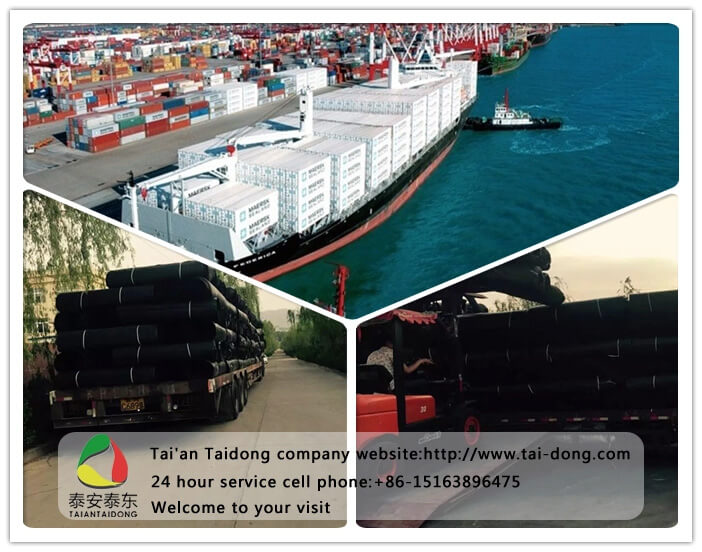 Shipping of Dimple Drainage Board